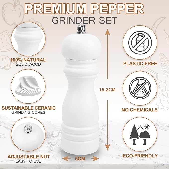 Salt and Pepper Grinder Set of 2 - Image 2
