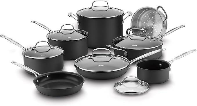 Cuisinart Chef's Classic™ Nonstick Hard Anodized 14 Piece Set by Cuisinart