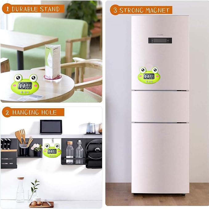 Kitchen Timer, Cute Cartoon Animal Countdown Timer, Digital Cooking - Image 4
