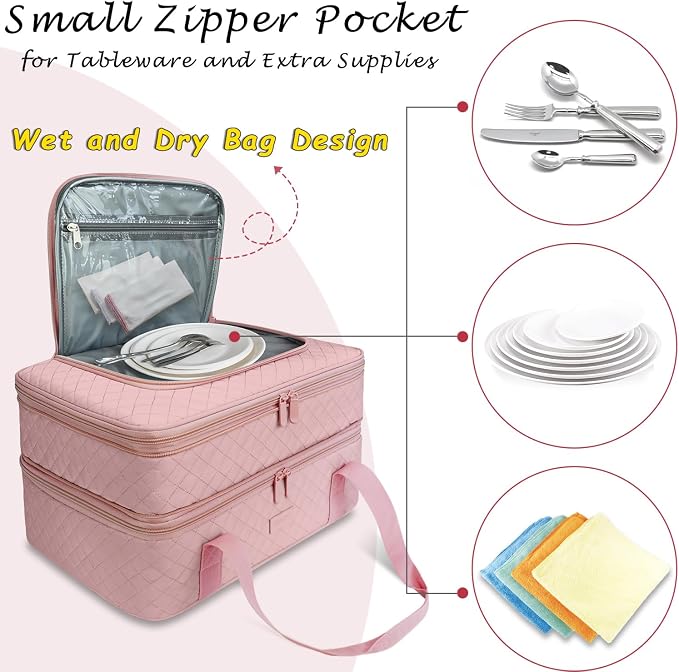 Quilted Double Decker Casserole Carrier - Image 5
