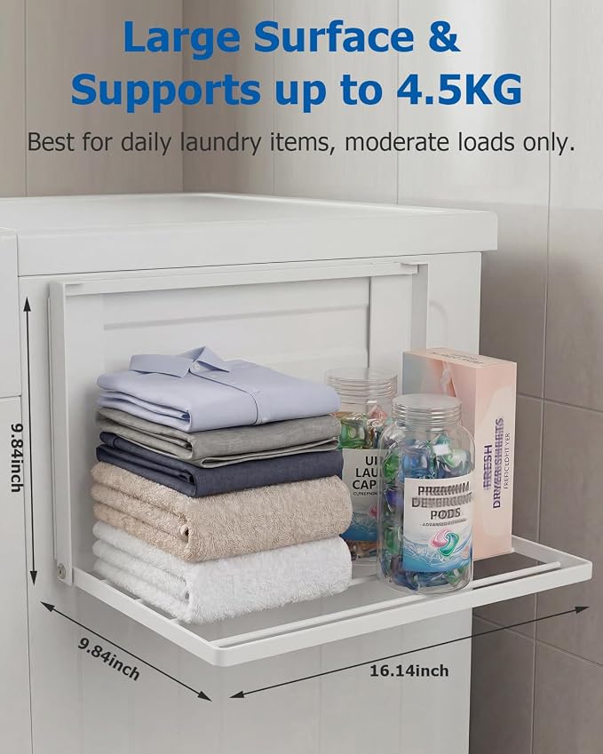 Magnetic Laundry Shelf for Washing Machine, Organize Laundry Essentials - Image 3