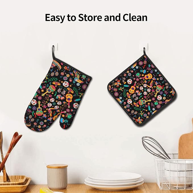 Mexican Oven Mitt Potholders Sets - Image 6