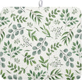 Kawani Sage Green Dish Drying Mat 16x18 In Absorbent Reversible Eucalyptus by Kawani