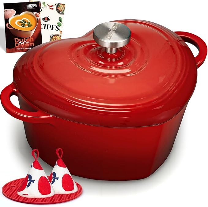 Overmont Enameled Cast Iron Dutch Oven by Overmont