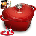 Overmont Enameled Cast Iron Dutch Oven by Overmont