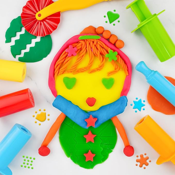 Dough Tools Kit – 12-Piece Dough Play Tools Set - Image 5