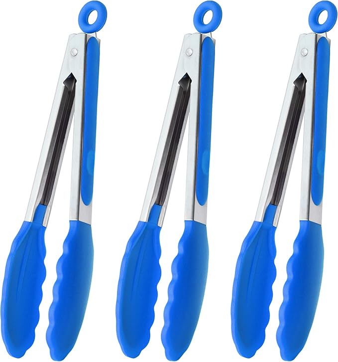 HINMAY 9-Inch Cooking Tongs by HINMAY