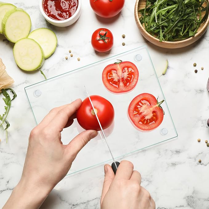 VASUHOME Tempered Glass Cutting Board - Image 2