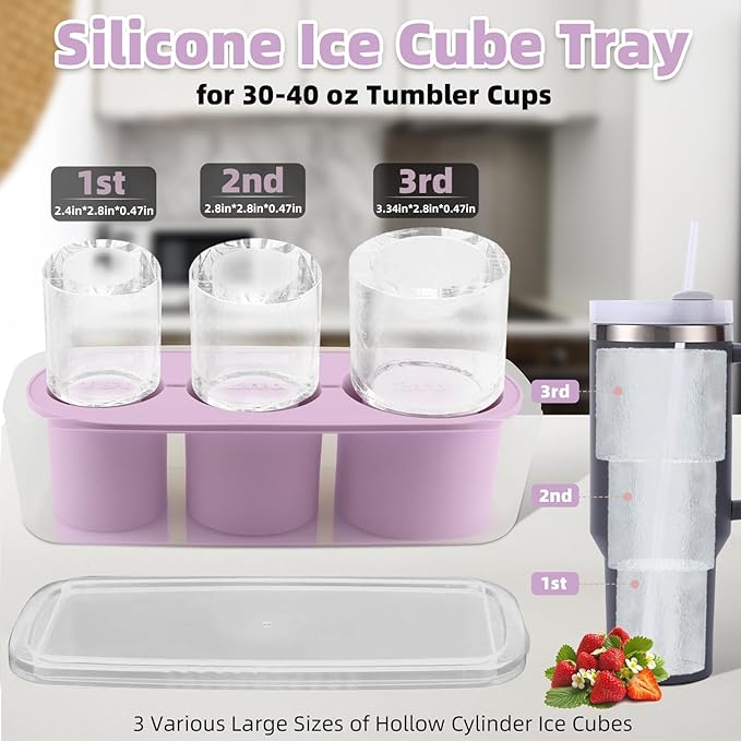 Tcamp Tumbler Ice Mold, Ice Cube Tray - Image 2