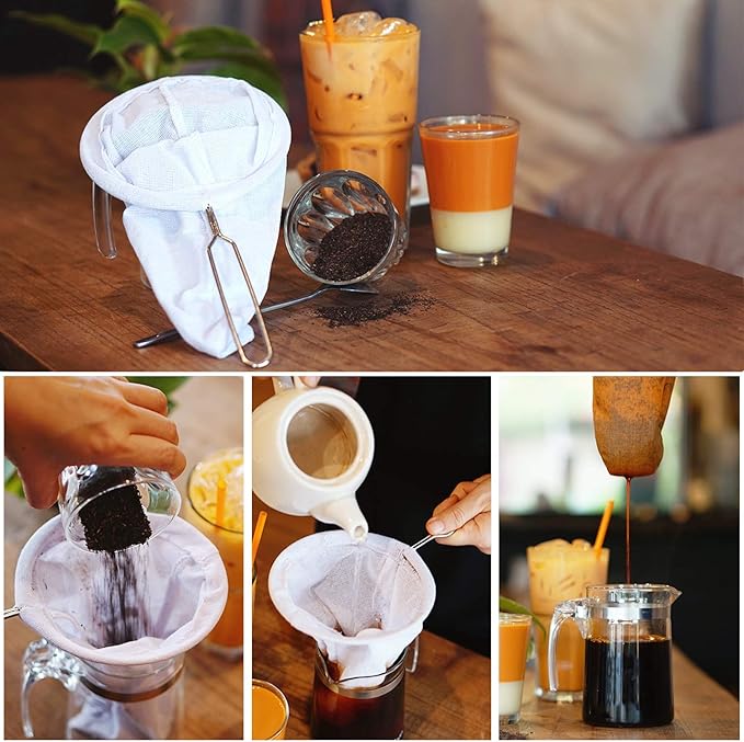 Disposable Tea Filter Bags for Loose Leaf Tea, Unbleached Natural Paper - Image 2