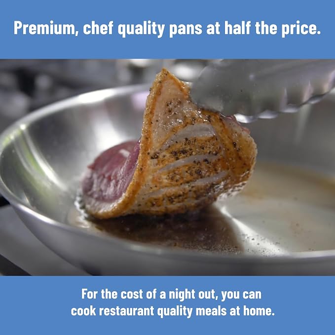 Misen 5-Ply Stainless Steel 6" Frying Pan - Image 5