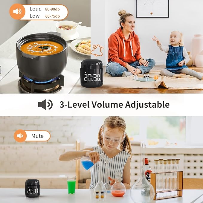 Digital Kitchen Timer, Countdown Countup Timer - Image 5