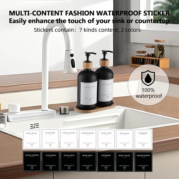 Black Glass Soap Dispenser - Image 4