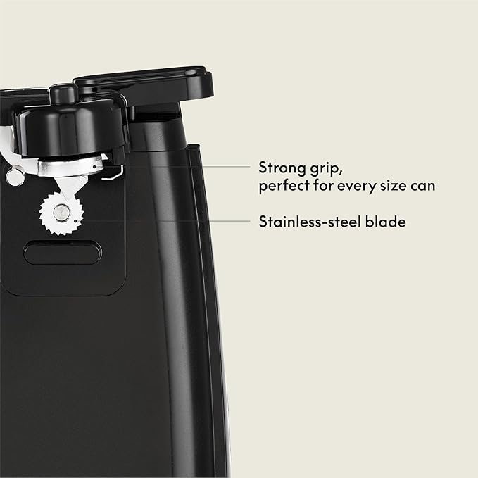 bella Electric Can Opener and Knife Sharpener, Removable Cutting Lever - Image 3