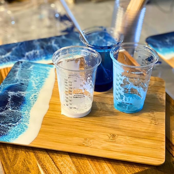 10oz Disposable Graduated Cups for Mixing Epoxy Resin - Image 9