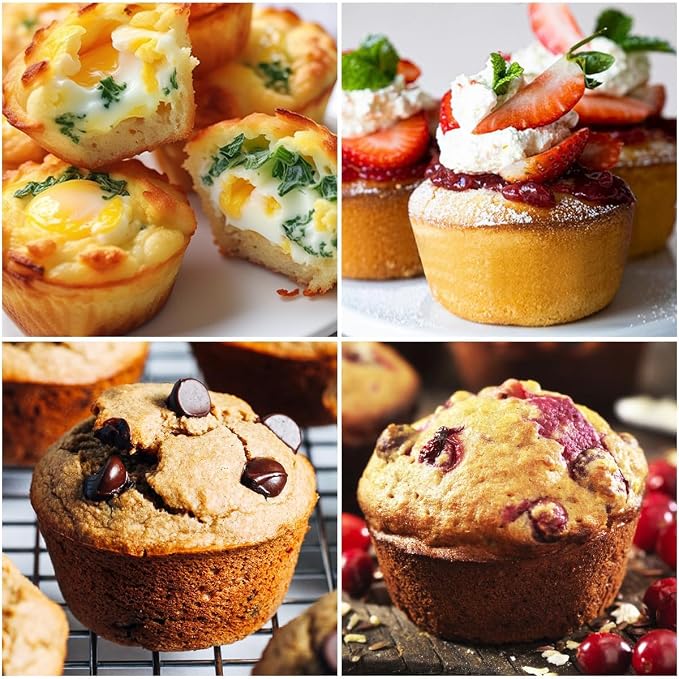 CAKETIME Jumbo Muffin Pan, 3.5 Inch Large Muffin Pan - Image 6