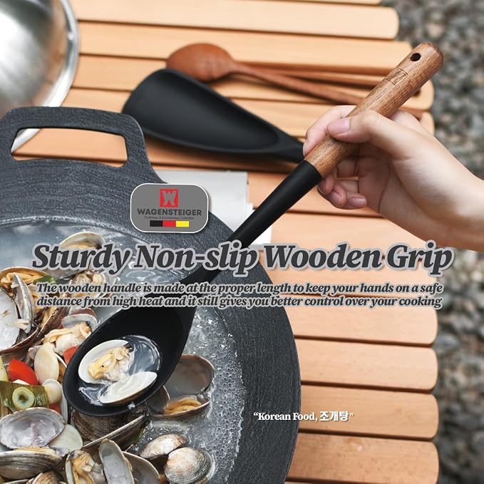 WAGENSTEIGER Silicone Cooking & Serving Spoon: Multi-Purpose Cooking Tool - Image 3