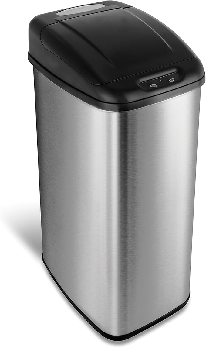 NINESTARS DZT-50-6 The Original Automatic Motion Sensor Trash Can, 13.2 Gal. / by NINESTARS