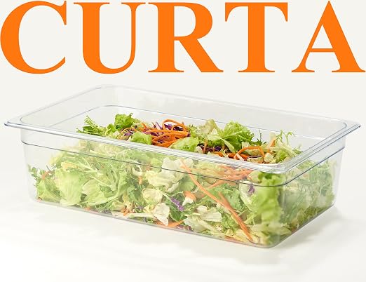 CURTA 6-Pack Full Size 6" Deep NSF Polycarbonate Food Pans | Dishwasher & - Image 7