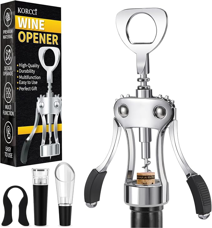 KORCCI Multifunctional Wine Bottle Opener Gift Set by KORCCI