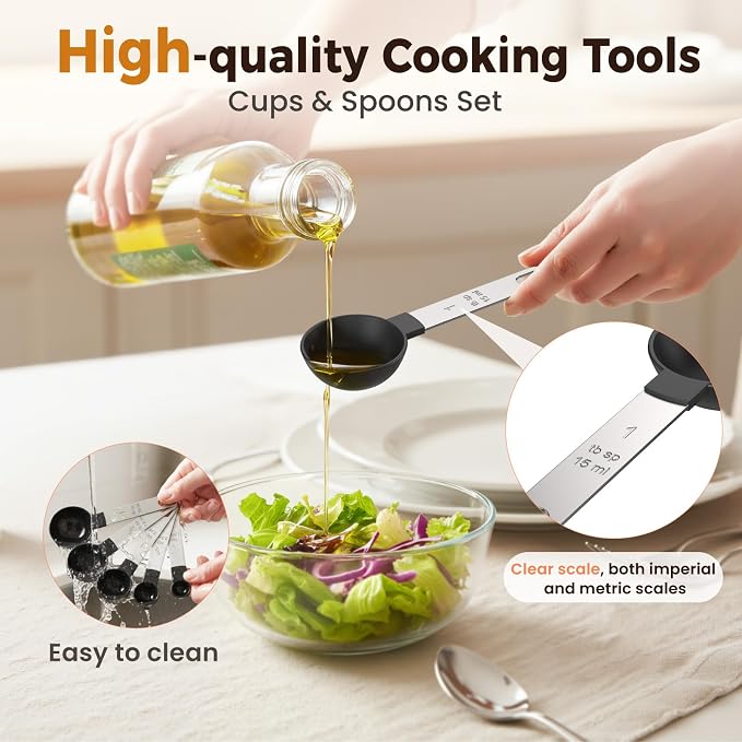 16PCS Measuring Cups and Spoons Set, Measuring Spoon Set - Image 6