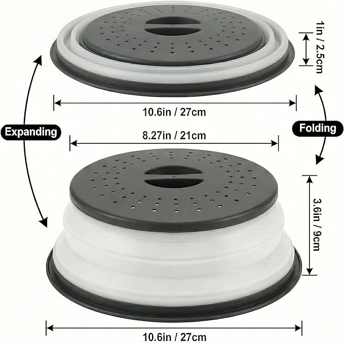 Collapsible Microwave Splatter Cover - Image 2