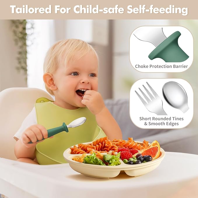 DRKIO 8 Pieces Toddler Utensils Set - Image 3