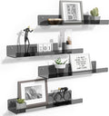 upsimples Acrylic Shelves for Wall Decor, Living Room, Floating Bookshelves for by upsimples