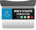 Zulay Premium Multi-purpose Stainless Steel Bench Scraper & Chopper, Quick & by ZulayKitchen