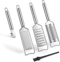 Tongjude Stainless Steel Cheese Grater Set, Lemon Zester by Tongjude%C2%AE