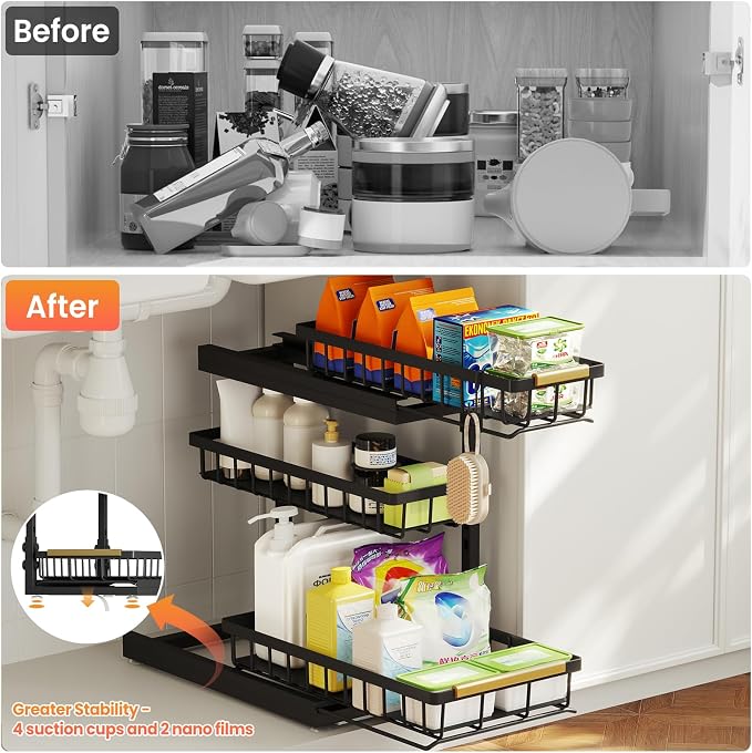 Under Sink Organizer and Storage - Image 3