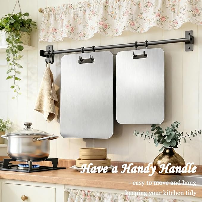 100% Pure Titanium Cutting Board, Double-Sided Titanium Cutting Boards - Image 7