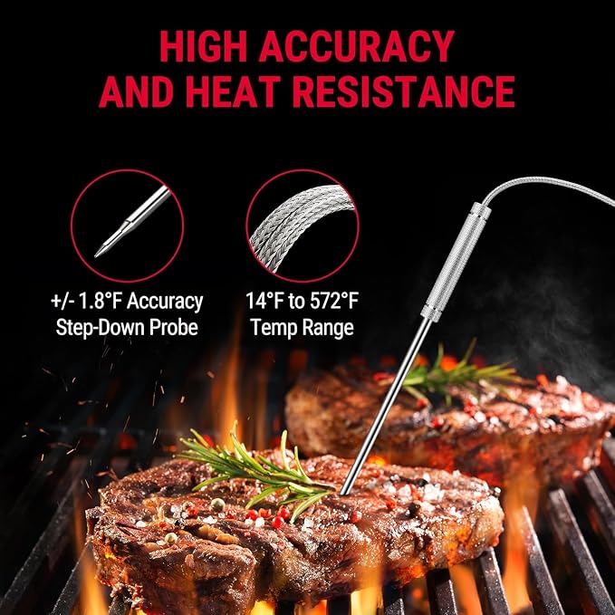TempPro TP20 500FT Wireless Meat Thermometer - Image 5