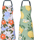 2 Pack Floral Apron for Women by ARBINSON