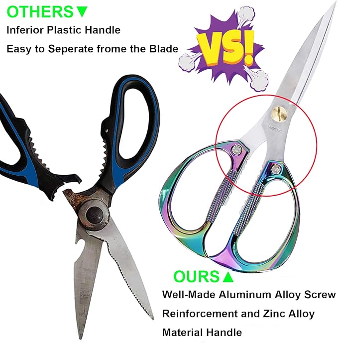 Kitchen Scissors All Purpose Heavy Duty Kitchen Shears - Image 6