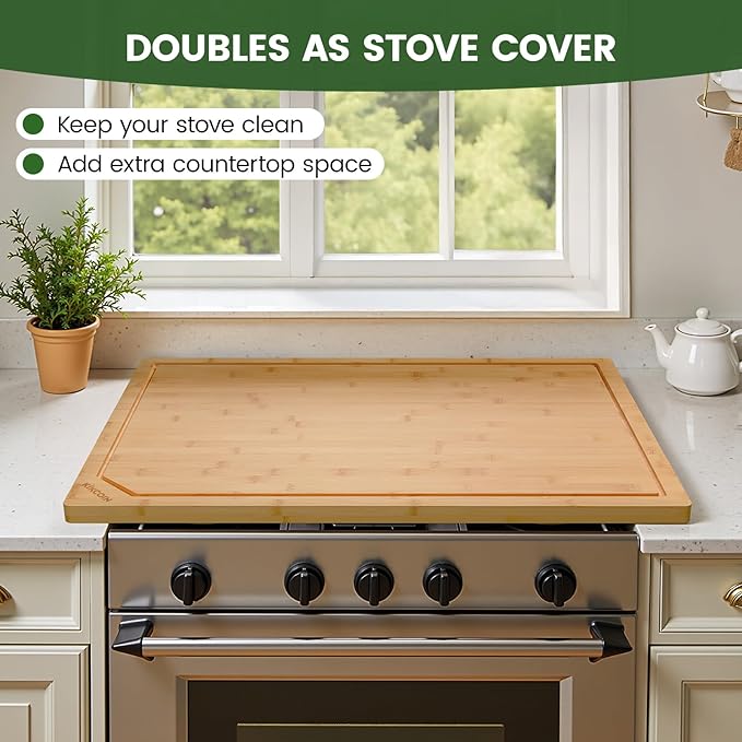 Kikcoin 36”×24” Bamboo Cutting Boards - Image 3