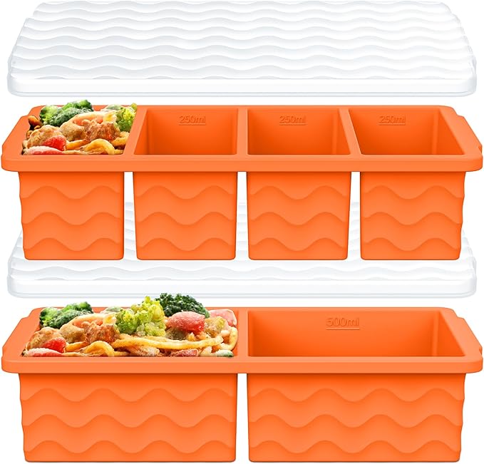Silicone Freezer Molds for Soup by Aopigavi