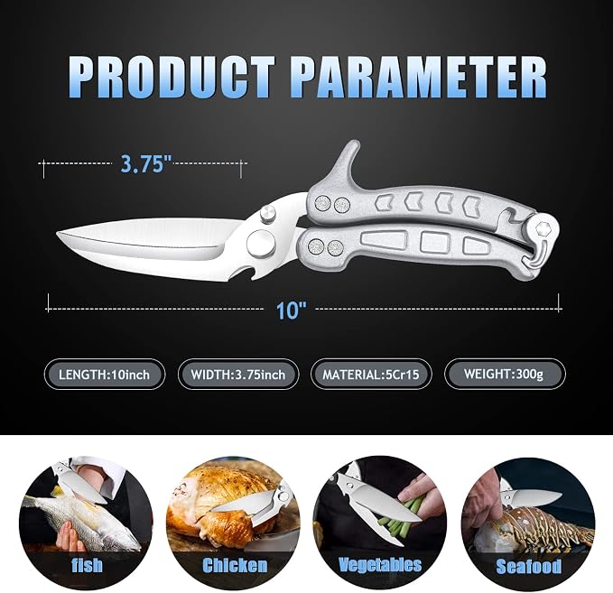 DRAGON RIOT Heavy Duty Poultry Shears - Image 4
