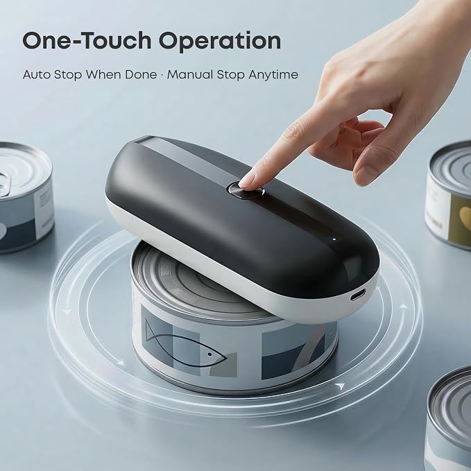 Electric Can Opener, Rechargeable Automatic Can Opener - Image 2