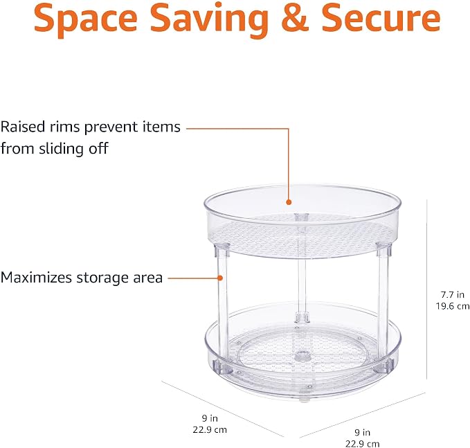 Amazon Basics Lazy Susan Turntable Organizer - Image 4