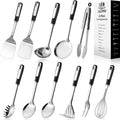 Stainless Steel Kitchen Utensil Set – Premium Thickened Cooking Utensils Set by JULIPRO