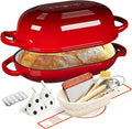 Enameled Cast Iron Sourdough Bread Oven, Dutch Oven, incl. Sourdough by UmiteChef