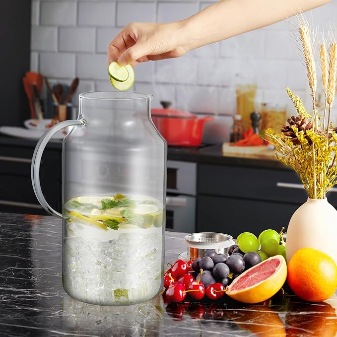 Bivvclaz 1 Gallon Glass Pitcher - Image 7
