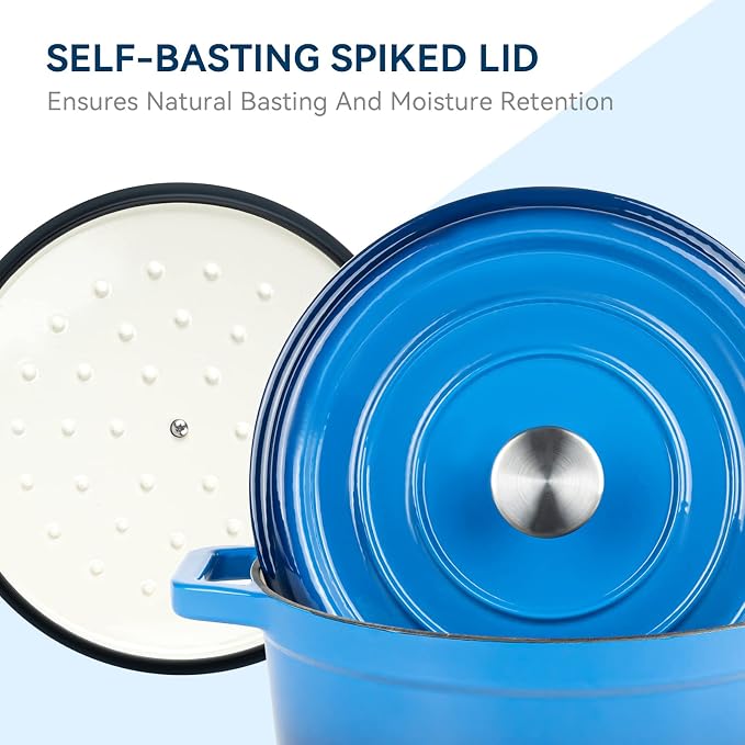 Miereirl 6.5 Quart Enameled Dutch Oven Pot - Image 5