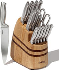 SMIRLY 15 Piece Knife Set with Block by Smirly