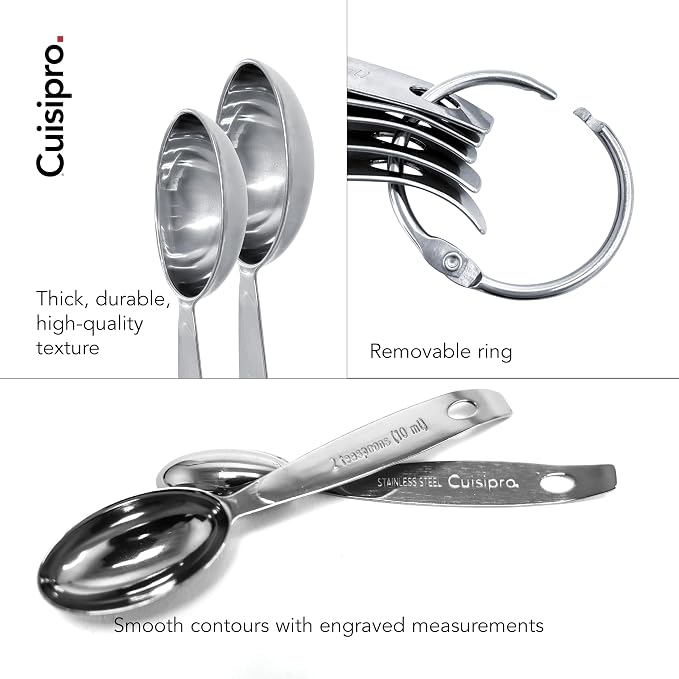 CUISIPRO Odd-Size Measuring Spoon SS 5pc Set - Image 7