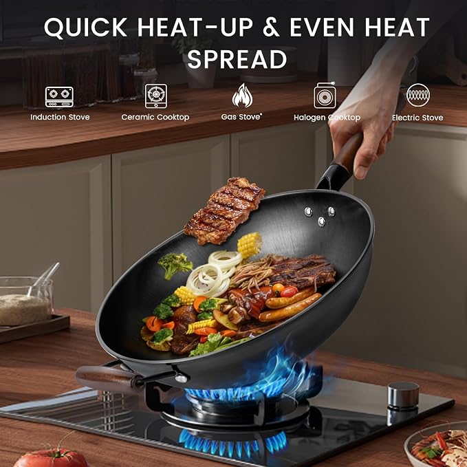 Carbon Steel Wok - Image 4
