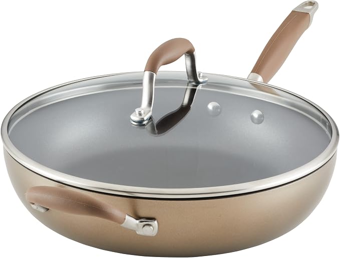 Anolon Advanced Hard Anodized Nonstick Deep Frying Pan/Skillet by Anolon