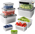 5 PCS Fruit storage Containers for Fridge by Freshmage