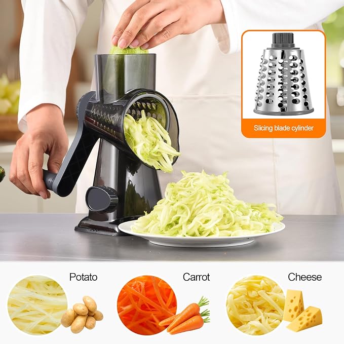 Rotary Cheese Grater Hand Crank - Image 5